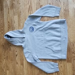 (16)(XL) West 49 Youth Grey Pull On Hoodie Logo Grunge Streetwear Casual Skater